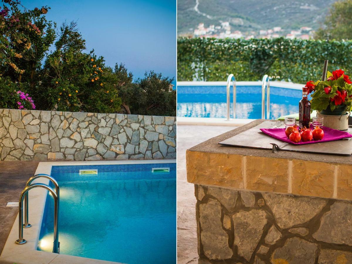 Villa Croatia Sea View With Heated Pool Vinisce Luaran gambar